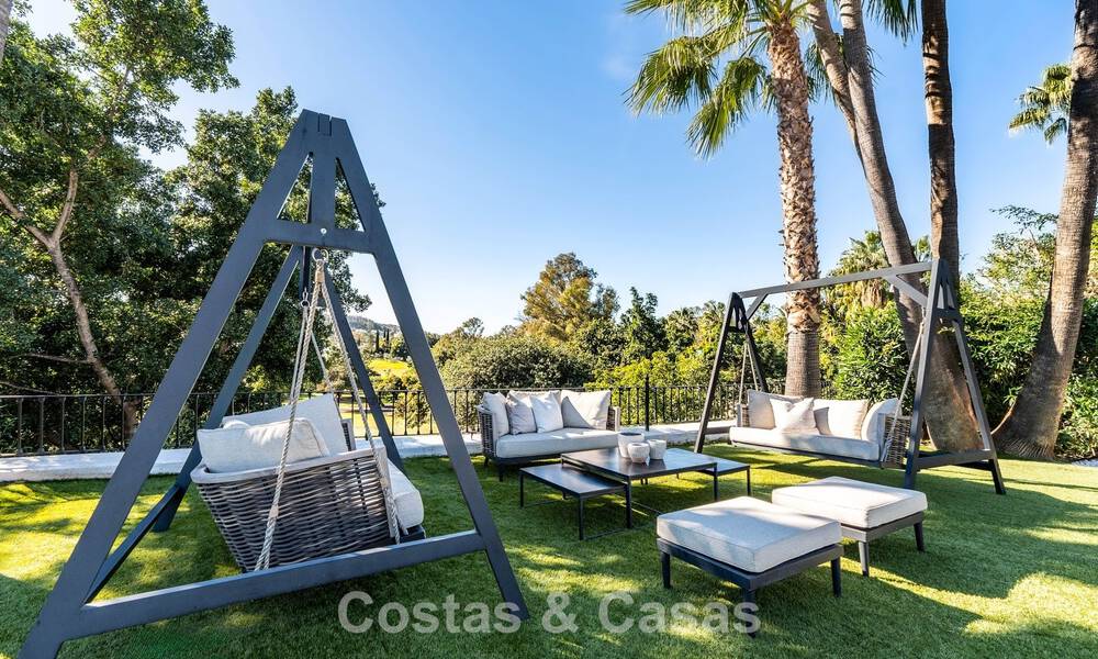Villa de luxe prête à emménager avec un style méditerranéen moderne à vendre dans la vallée du golf de Nueva Andalucia, Marbella 776271