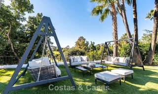 Villa de luxe prête à emménager avec un style méditerranéen moderne à vendre dans la vallée du golf de Nueva Andalucia, Marbella 776271 