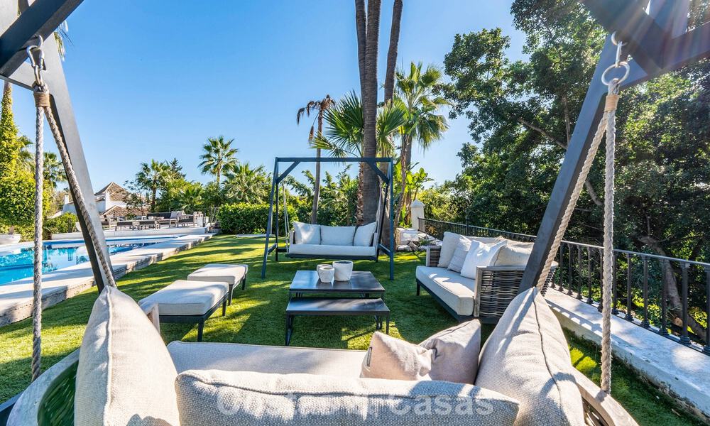 Villa de luxe prête à emménager avec un style méditerranéen moderne à vendre dans la vallée du golf de Nueva Andalucia, Marbella 776272