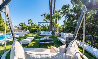 Villa de luxe prête à emménager avec un style méditerranéen moderne à vendre dans la vallée du golf de Nueva Andalucia, Marbella 776272 