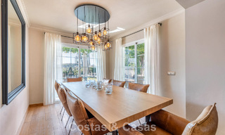 Villa de luxe prête à emménager avec un style méditerranéen moderne à vendre dans la vallée du golf de Nueva Andalucia, Marbella 776292 