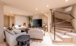 Villa de luxe prête à emménager avec un style méditerranéen moderne à vendre dans la vallée du golf de Nueva Andalucia, Marbella 776295 