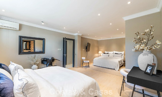 Villa de luxe prête à emménager avec un style méditerranéen moderne à vendre dans la vallée du golf de Nueva Andalucia, Marbella 776300 