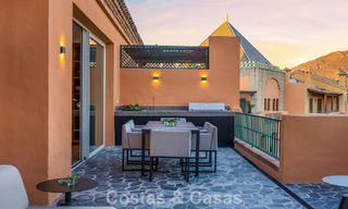 Penthouse en duplex rénové à vendre, à distance de marche des commodités dans la vallée du golf de Nueva Andalucia, Marbella 793358 