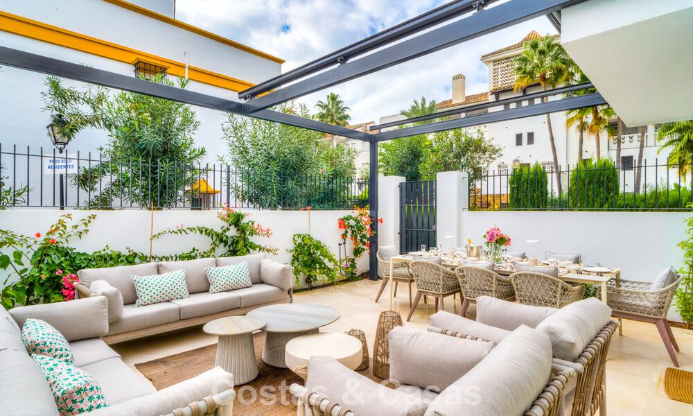 Maison à vendre à quelques mètres de la plage sur le Golden Mile de Marbella 776469