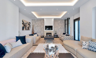 Luxueuse villa de style méditerranéen à vendre dans une communauté fermée entourée de nature à Marbella - Benahavis 776517 