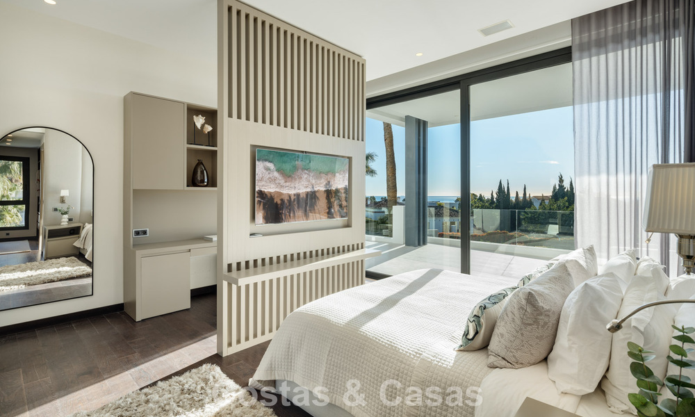 Villa de luxe contemporaine à vendre, dans un quartier résidentiel exclusif et fermé sur le prestigieux Golden Mile de Marbella 776693