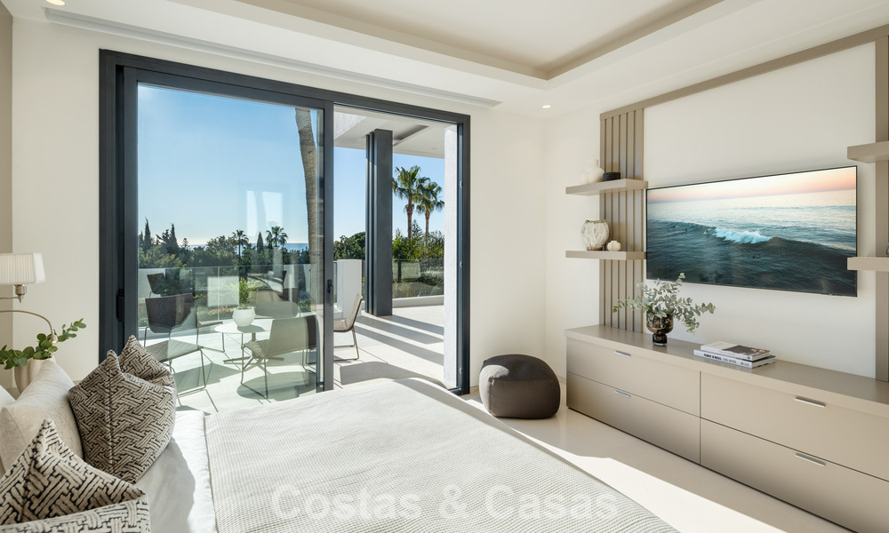 Villa de luxe contemporaine à vendre, dans un quartier résidentiel exclusif et fermé sur le prestigieux Golden Mile de Marbella 776695
