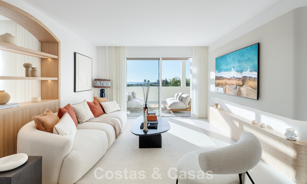 Luxueux penthouse rénové avec vue panoramique sur la mer à vendre à Nueva Andalucia, Marbella 776795