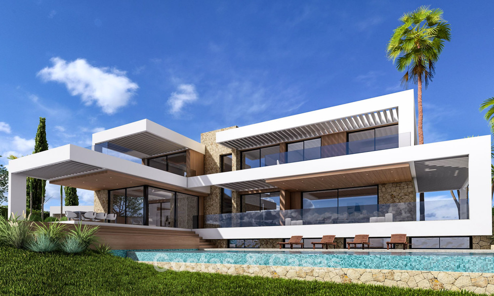 Villa de luxe moderne avec vue magnifique sur le golf et la mer à vendre dans un complexe de golf 5 étoiles à Marbella - Benahavis 776711