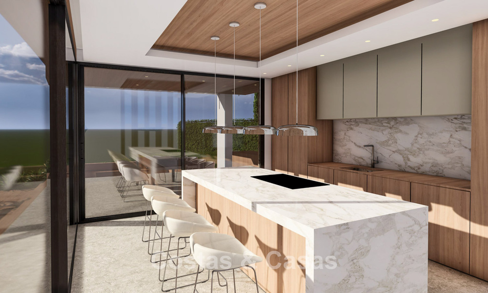 Villa de luxe moderne avec vue magnifique sur le golf et la mer à vendre dans un complexe de golf 5 étoiles à Marbella - Benahavis 776712