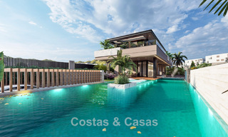 Projet avec villa de luxe design, à vendre dans l'un des quartiers les plus recherchés de Fuengirola, Costa del Sol 776752 