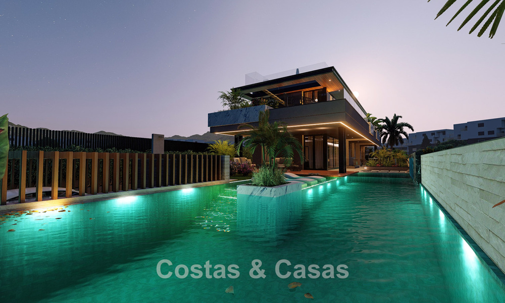 Projet avec villa de luxe design, à vendre dans l'un des quartiers les plus recherchés de Fuengirola, Costa del Sol 776754