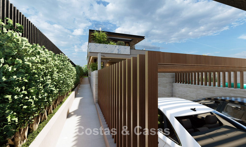 Projet avec villa de luxe design, à vendre dans l'un des quartiers les plus recherchés de Fuengirola, Costa del Sol 776760