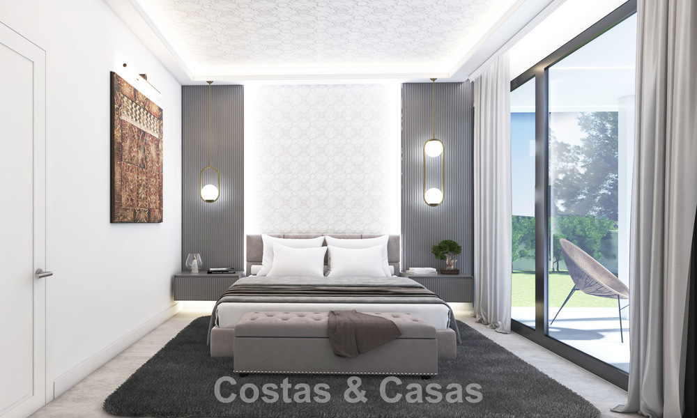 Projet avec villa de luxe design, à vendre dans l'un des quartiers les plus recherchés de Fuengirola, Costa del Sol 776765