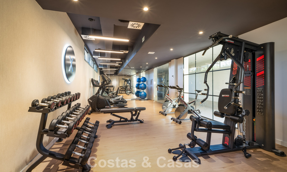 Villa jumelée moderne avec vue sur la mer à vendre dans un complexe de premier plan à Mijas Costa, Costa del Sol 776816