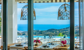 Villa de luxe méditerranéenne contemporaine avec vue panoramique sur les montagnes et la mer à vendre à Marbella Est 776905 
