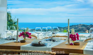 Villa de luxe méditerranéenne contemporaine avec vue panoramique sur les montagnes et la mer à vendre à Marbella Est 776906 
