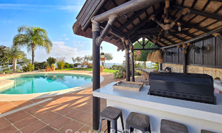 Villa de style hacienda espagnole avec des vues spectaculaires à vendre dans un cadre naturel à l'est du centre de Marbella 776923 