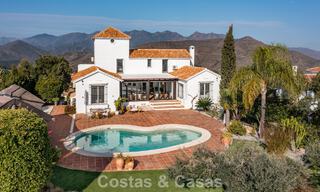 Villa de style hacienda espagnole avec des vues spectaculaires à vendre dans un cadre naturel à l'est du centre de Marbella 776928 