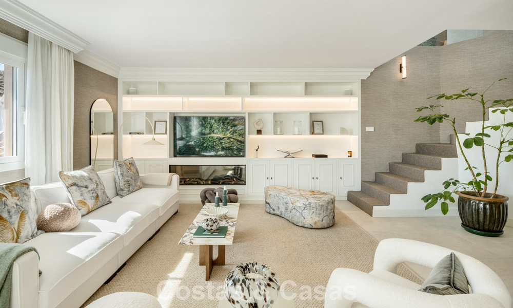 Penthouse en duplex prêt à emménager à vendre dans une urbanisation sécurisée 24h sur le Golden Mile de Marbella 777105