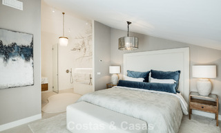 Penthouse en duplex prêt à emménager à vendre dans une urbanisation sécurisée 24h sur le Golden Mile de Marbella 777113 