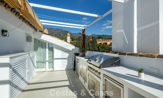 Penthouse en duplex prêt à emménager à vendre dans une urbanisation sécurisée 24h sur le Golden Mile de Marbella 777116 