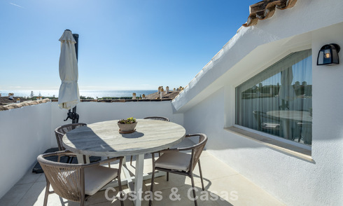 Penthouse en duplex prêt à emménager à vendre dans une urbanisation sécurisée 24h sur le Golden Mile de Marbella 777117