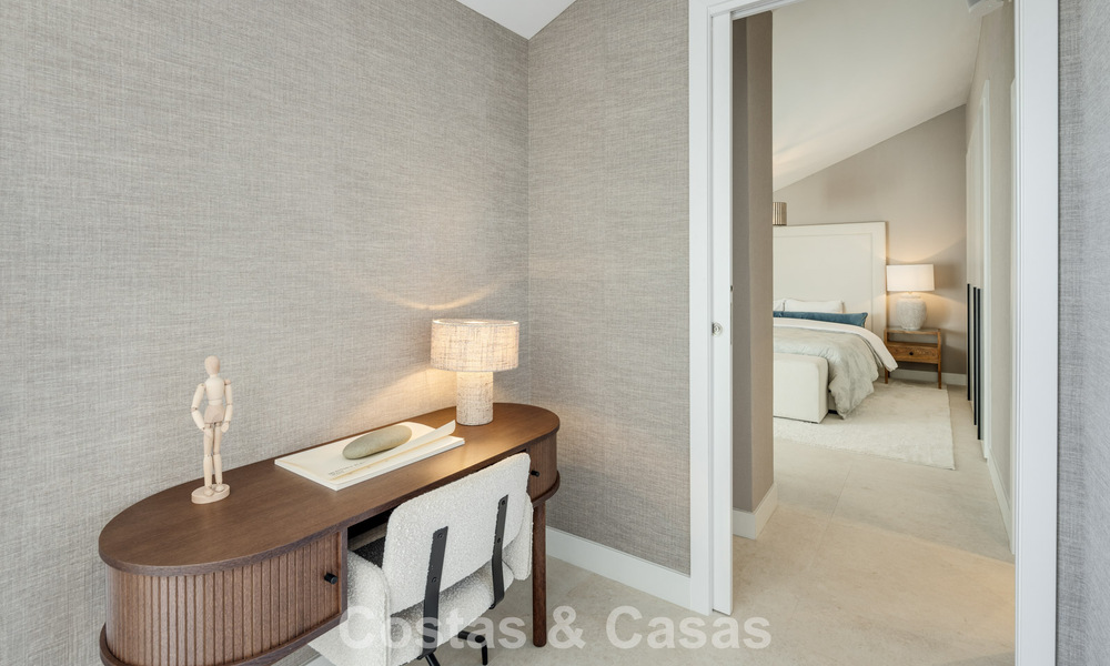 Penthouse en duplex prêt à emménager à vendre dans une urbanisation sécurisée 24h sur le Golden Mile de Marbella 777120