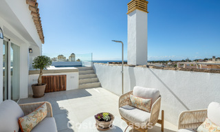 Penthouse en duplex prêt à emménager à vendre dans une urbanisation sécurisée 24h sur le Golden Mile de Marbella 777123 