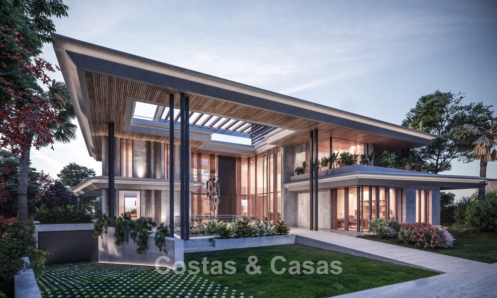 Terrain à bâtir avec projet de villa avancé à vendre à proximité de toutes les commodités sur le célèbre Golden Mile de Marbella 777095