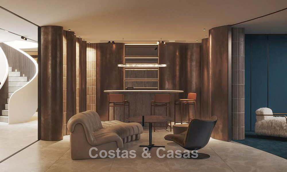 Terrain à bâtir avec projet de villa avancé à vendre à proximité de toutes les commodités sur le célèbre Golden Mile de Marbella 777099