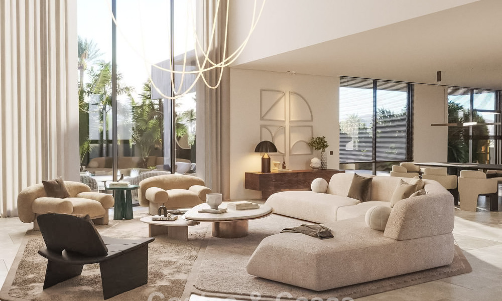 Terrain à bâtir avec projet de villa avancé à vendre à proximité de toutes les commodités sur le célèbre Golden Mile de Marbella 777102