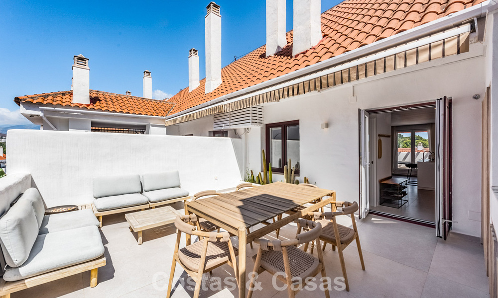 Penthouse en duplex à vendre à distance de marche de toutes les commodités et de Puerto Banus à Nueva Andalucia, Marbella 777382