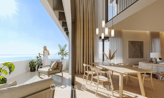 6 luxueux penthouses en duplex avec vue sur la mer à vendre directement sur la promenade de la plage du centre de Malaga 777521 