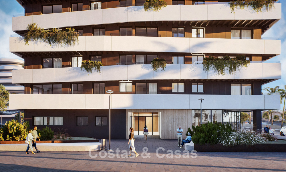 6 luxueux penthouses en duplex avec vue sur la mer à vendre directement sur la promenade de la plage du centre de Malaga 777527