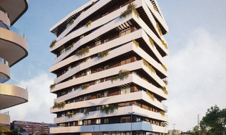 6 luxueux penthouses en duplex avec vue sur la mer à vendre directement sur la promenade de la plage du centre de Malaga 777529 