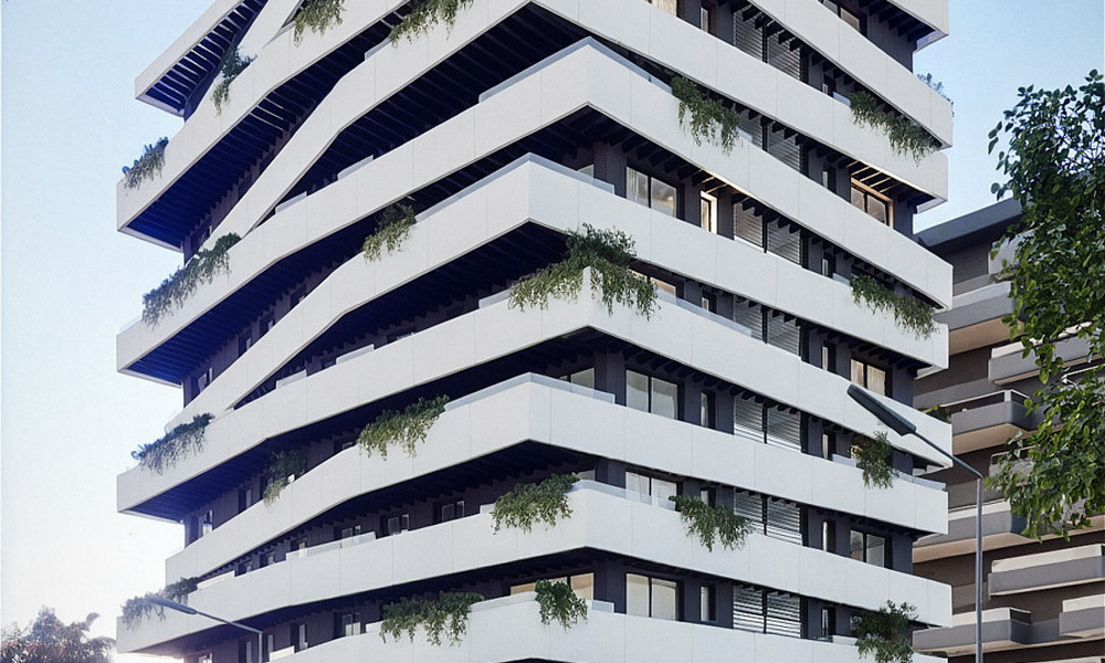 6 luxueux penthouses en duplex avec vue sur la mer à vendre directement sur la promenade de la plage du centre de Malaga 777530