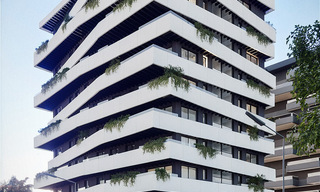 6 luxueux penthouses en duplex avec vue sur la mer à vendre directement sur la promenade de la plage du centre de Malaga 777530 