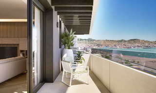 6 luxueux penthouses en duplex avec vue sur la mer à vendre directement sur la promenade de la plage du centre de Malaga 777539 