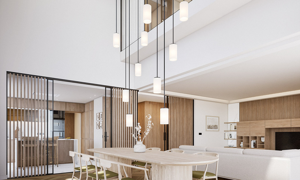 6 luxueux penthouses en duplex avec vue sur la mer à vendre directement sur la promenade de la plage du centre de Malaga 777542