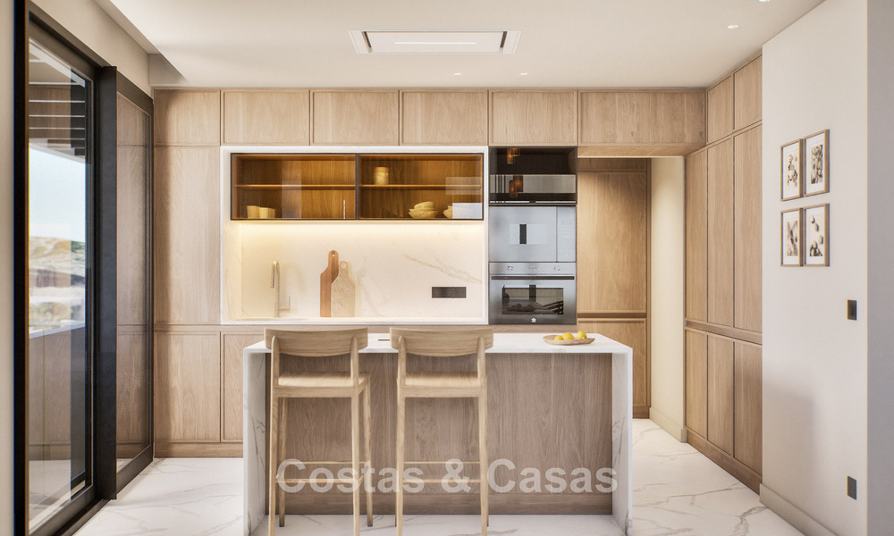 6 luxueux penthouses en duplex avec vue sur la mer à vendre directement sur la promenade de la plage du centre de Malaga 777543