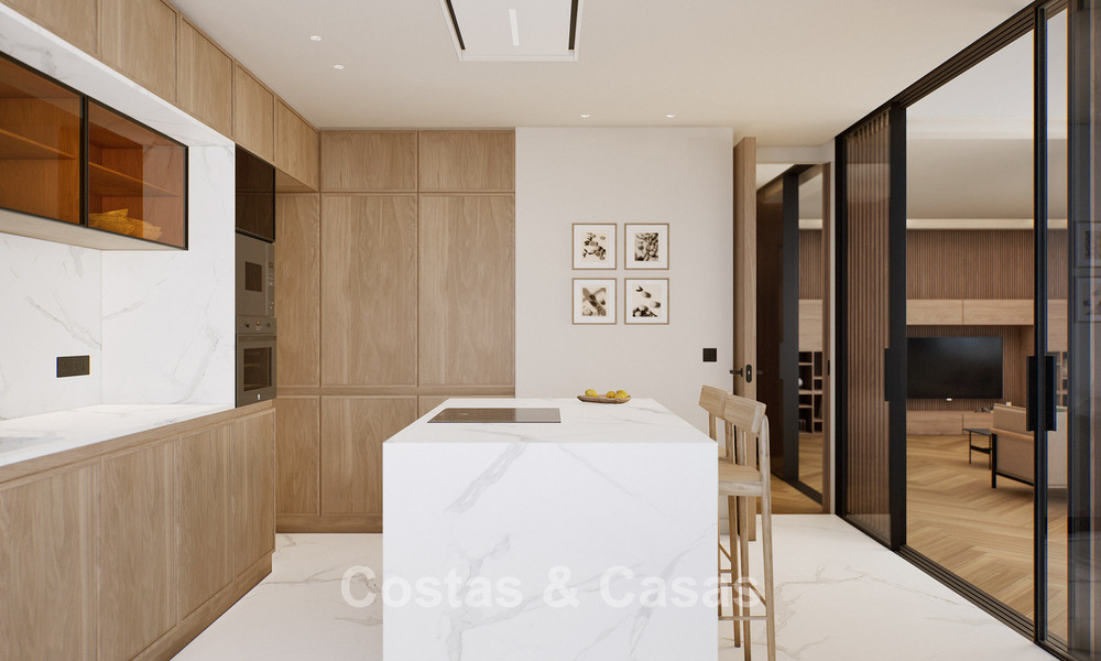 6 luxueux penthouses en duplex avec vue sur la mer à vendre directement sur la promenade de la plage du centre de Malaga 777545