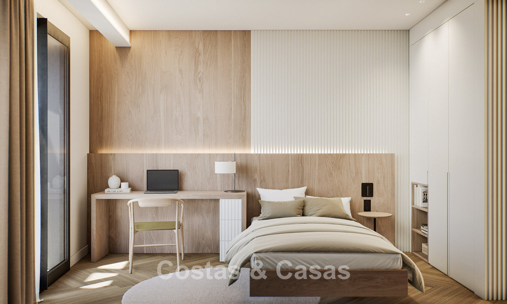 6 luxueux penthouses en duplex avec vue sur la mer à vendre directement sur la promenade de la plage du centre de Malaga 777548