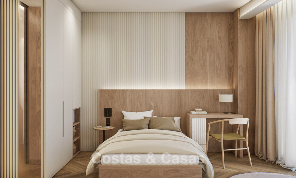 6 luxueux penthouses en duplex avec vue sur la mer à vendre directement sur la promenade de la plage du centre de Malaga 777550