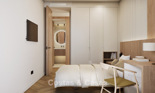 6 luxueux penthouses en duplex avec vue sur la mer à vendre directement sur la promenade de la plage du centre de Malaga 777551 
