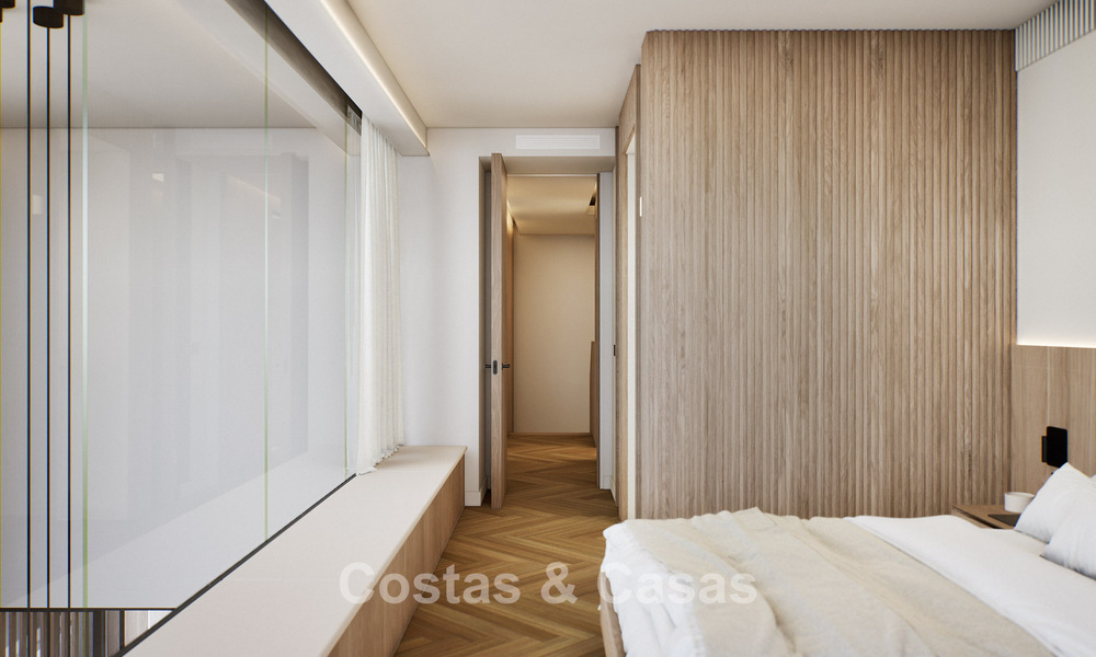 6 luxueux penthouses en duplex avec vue sur la mer à vendre directement sur la promenade de la plage du centre de Malaga 777557