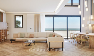 6 luxueux penthouses en duplex avec vue sur la mer à vendre directement sur la promenade de la plage du centre de Malaga 777560 
