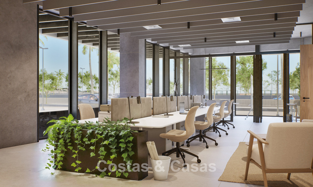 6 luxueux penthouses en duplex avec vue sur la mer à vendre directement sur la promenade de la plage du centre de Malaga 777564