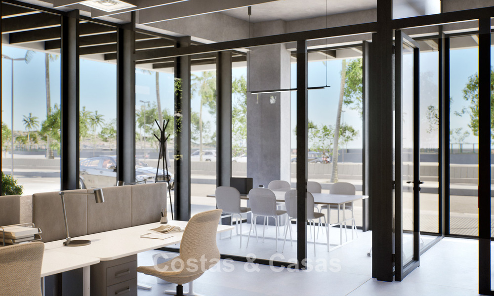 6 luxueux penthouses en duplex avec vue sur la mer à vendre directement sur la promenade de la plage du centre de Malaga 777566